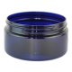 Boston Round Cobalt Blue PET Plastic Jar